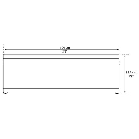 Palram - Canopia Skylight Utility Shelf, praktick zvsn police pro domky srie Yukon 11