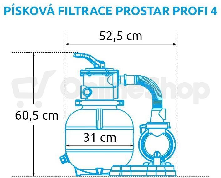 Písková filtrace Marimex ProStar Profi 4 (10600022)