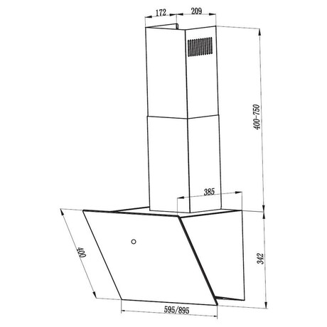 Odsava par Faber VRT BK A90