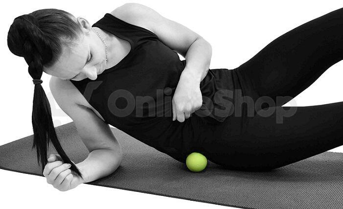 Masážní míček TWIN LIFEFIT® 12,5x6,5cm