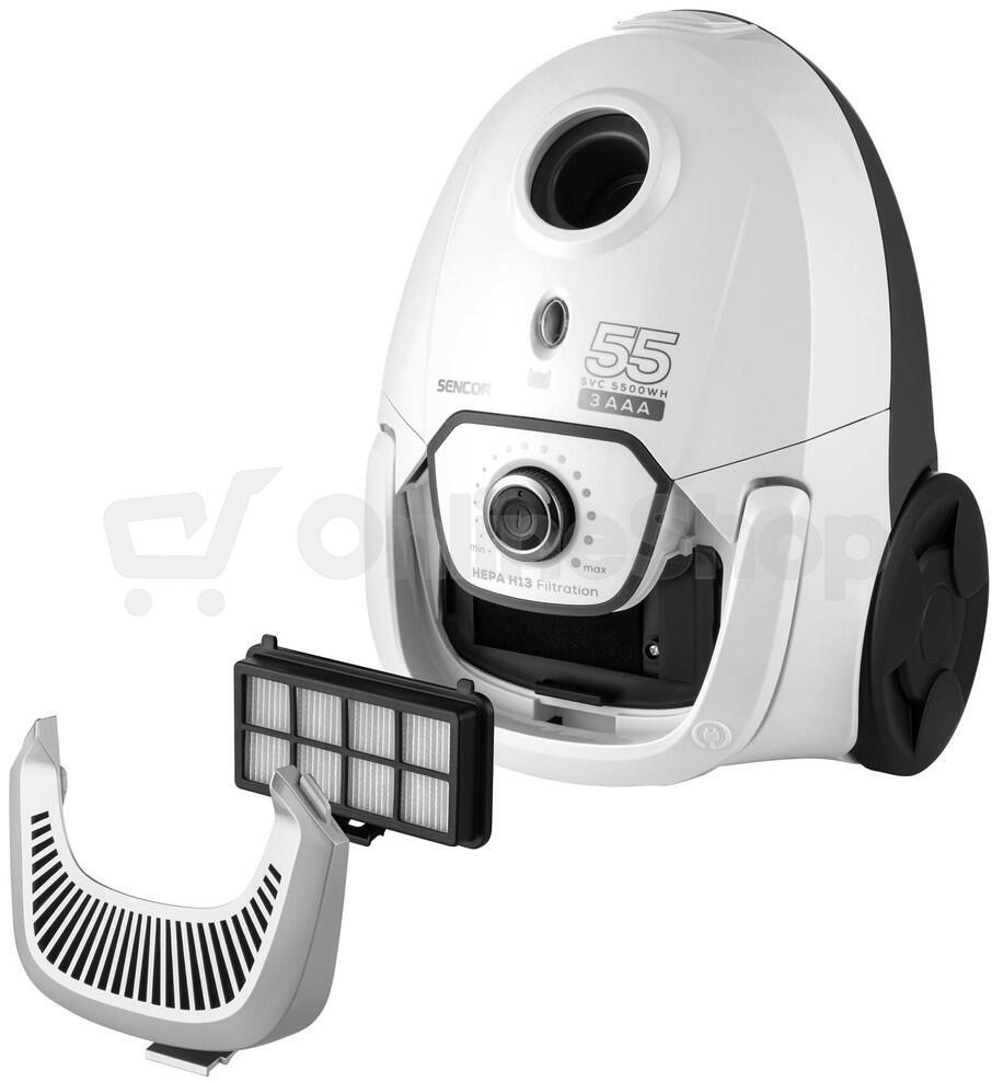 Vysavač Sencor SVC 5500WH 3AAA