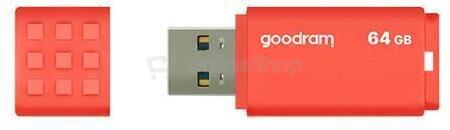 Flash disk GOODRAM USB 3.0 64GB bílo-oranžový