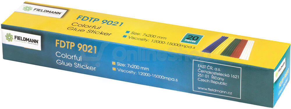 Tavné tyčinky barev. Fieldmann FDTP 9021