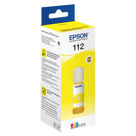 Epson 112 EcoTank Pigment Yellow ink bottle (C13T06C44A)