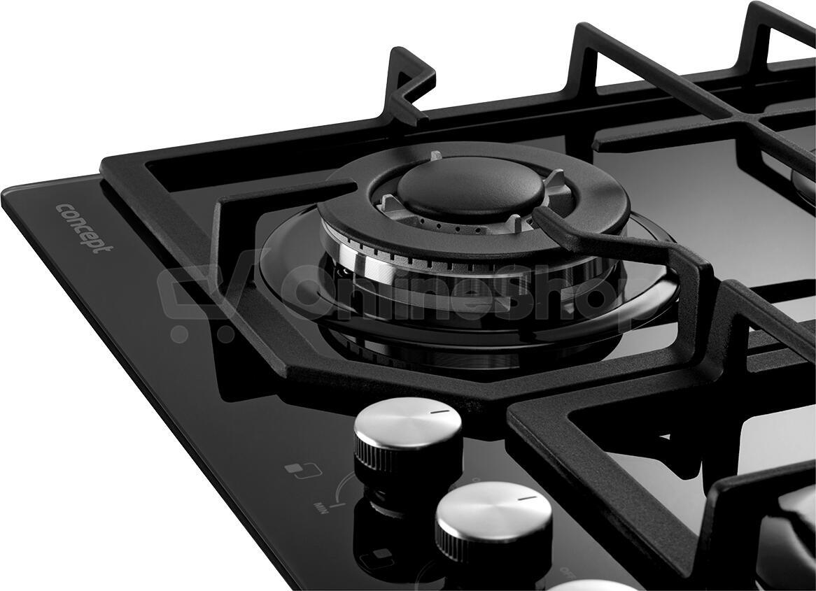 Plynová deska Concept PDV7460bc BLACK