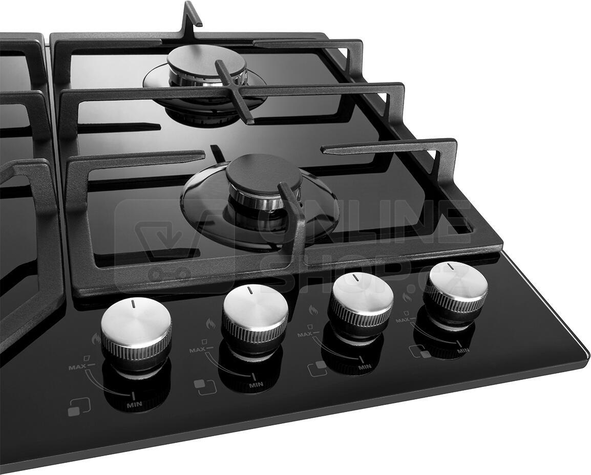 Plynová deska Concept PDV7460bc BLACK