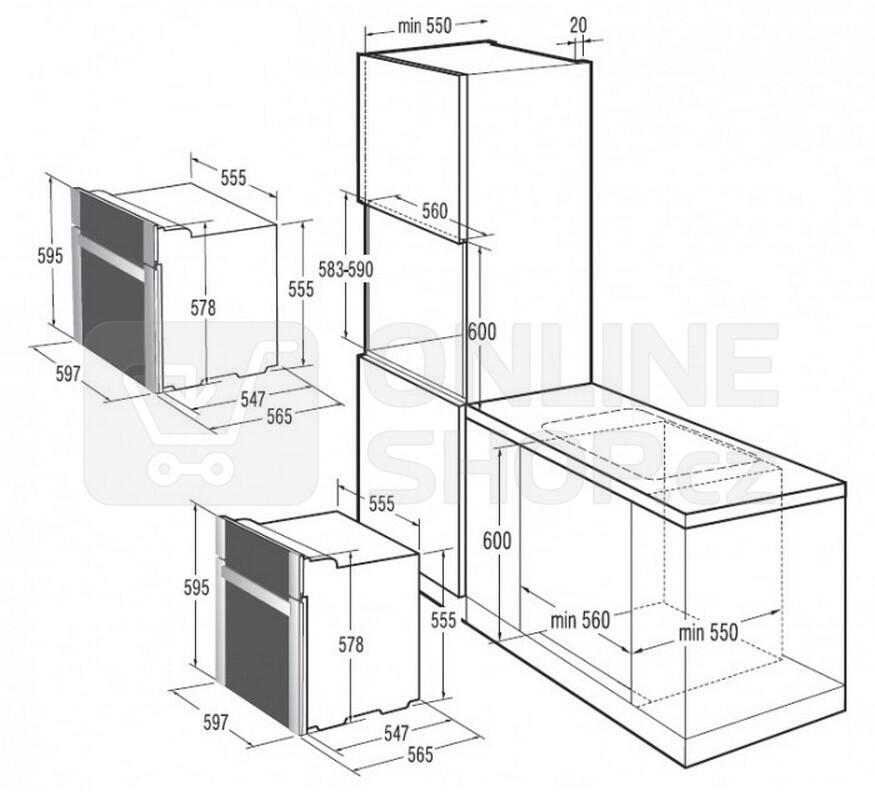 Духовой шкаф gorenje bo7530cli