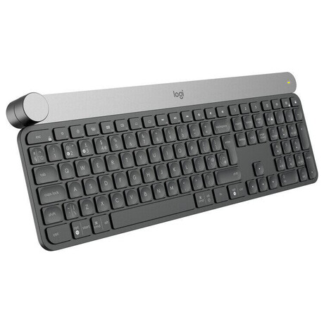 Bezdrátová klávesnice Logitech Craft Advanced with Creative Input Dial, US layout, černá (920-008504CZ)