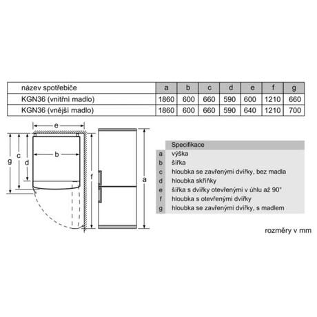 Bosch KGN36VWEC (foto 7)