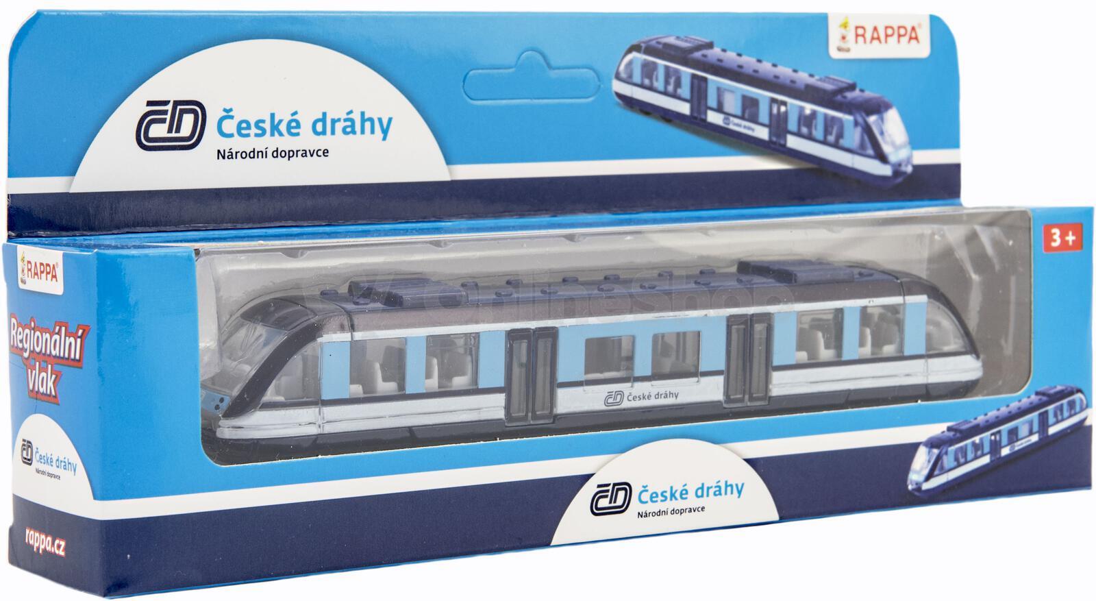 Vlak Rappa České dráhy na volný chod