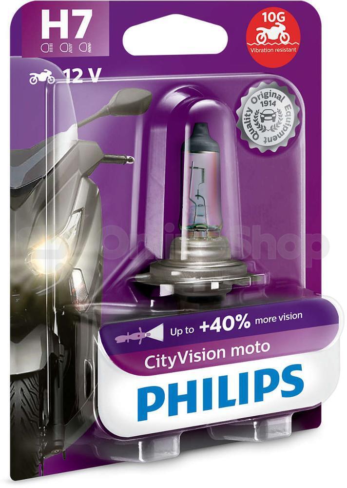 Autožárovka Philips H7 CityVision Moto