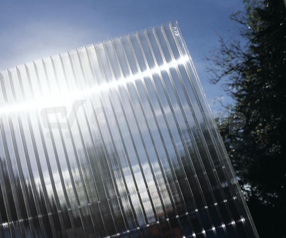 Pergola LANITPLAST WALL 33 hliníková, antracit/čirý