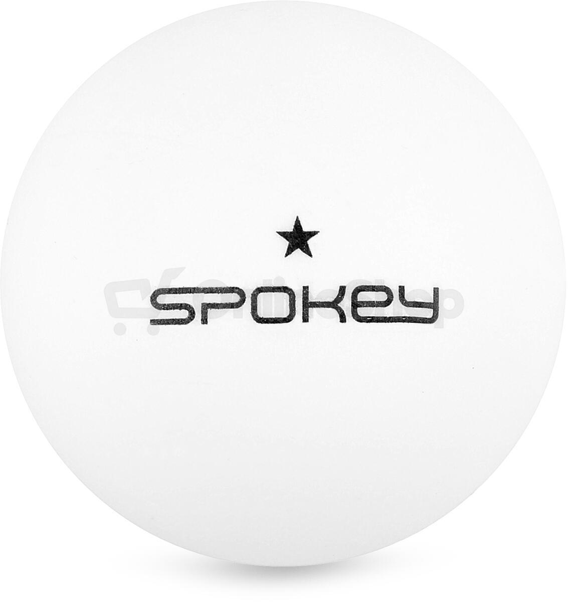 Spokey LERNER * Pingpongové míčky, 6 ks, bílé