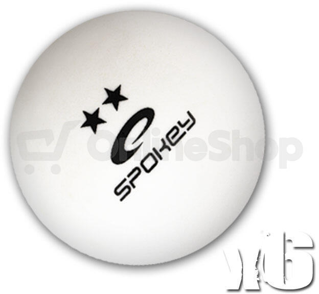 Spokey SKILLED ** Pingpongové míčky, 6 ks, bílé