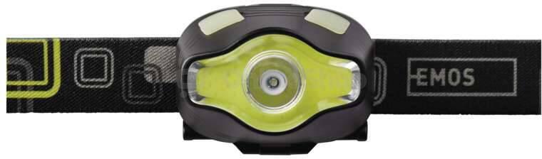 Emos COB LED + LED čelovka P3536, 220 lm, 100 m, 3× AAA