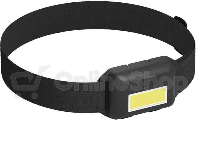 Emos COB LED čelovka P3537, 110 lm, 3× AAA