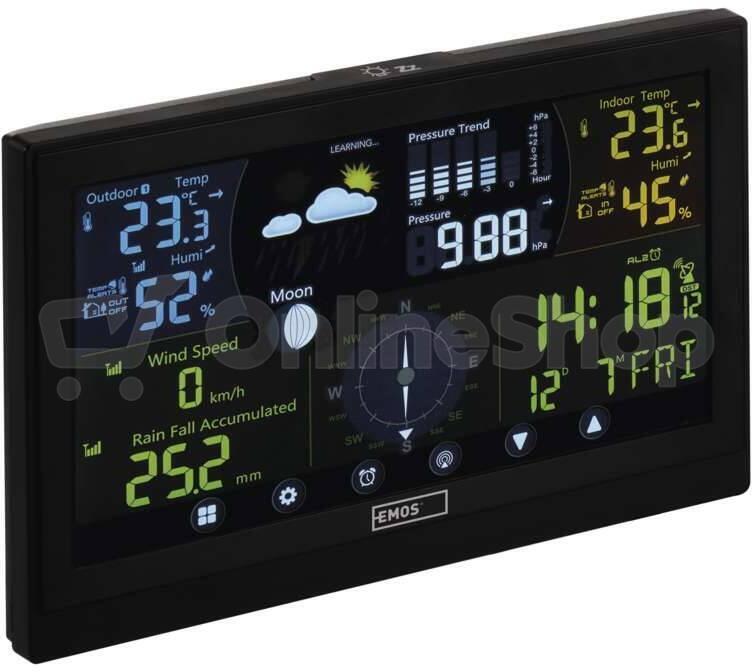Emos bezdrátová meteostanice profi E6016 s anemometrem