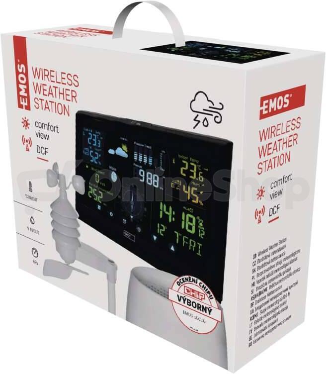 Emos bezdrátová meteostanice profi E6016 s anemometrem