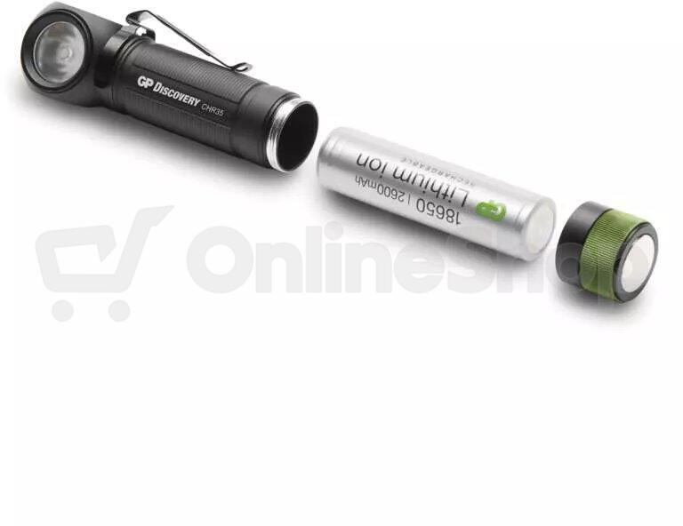 LED nabíjecí čelovka GP Discovery CHR35, 600 lm (P8555)