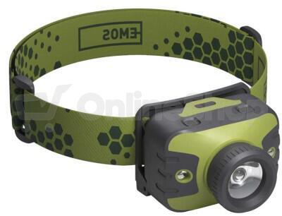 Emos CREE LED čelovka P3539, 330 lm, 200 m, 3× AAA