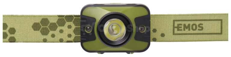 Emos CREE LED čelovka P3539, 330 lm, 200 m, 3× AAA