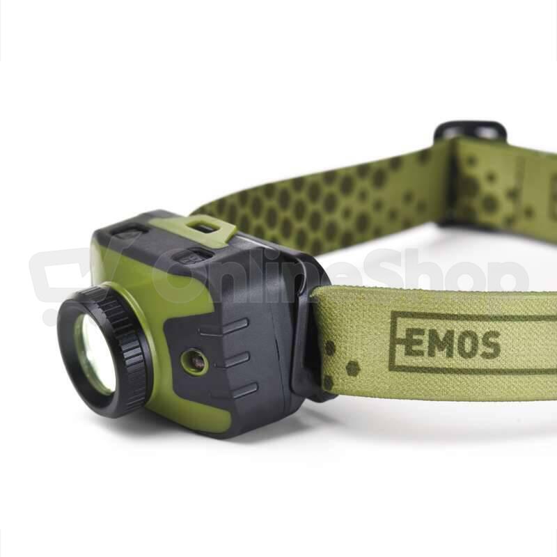 Emos CREE LED čelovka P3539, 330 lm, 200 m, 3× AAA