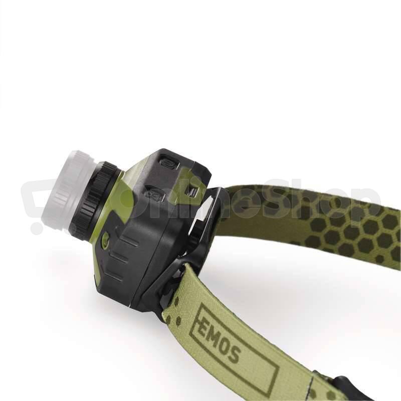 Emos CREE LED čelovka P3539, 330 lm, 200 m, 3× AAA