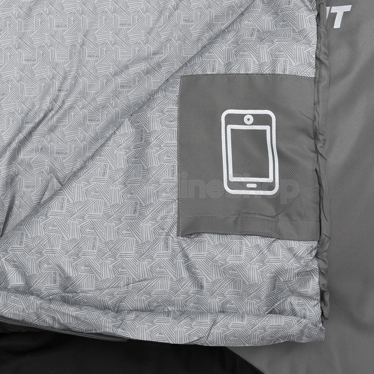 Spokey ULTRALIGHT 600 Spací pytel, 7°C, černo-šedý