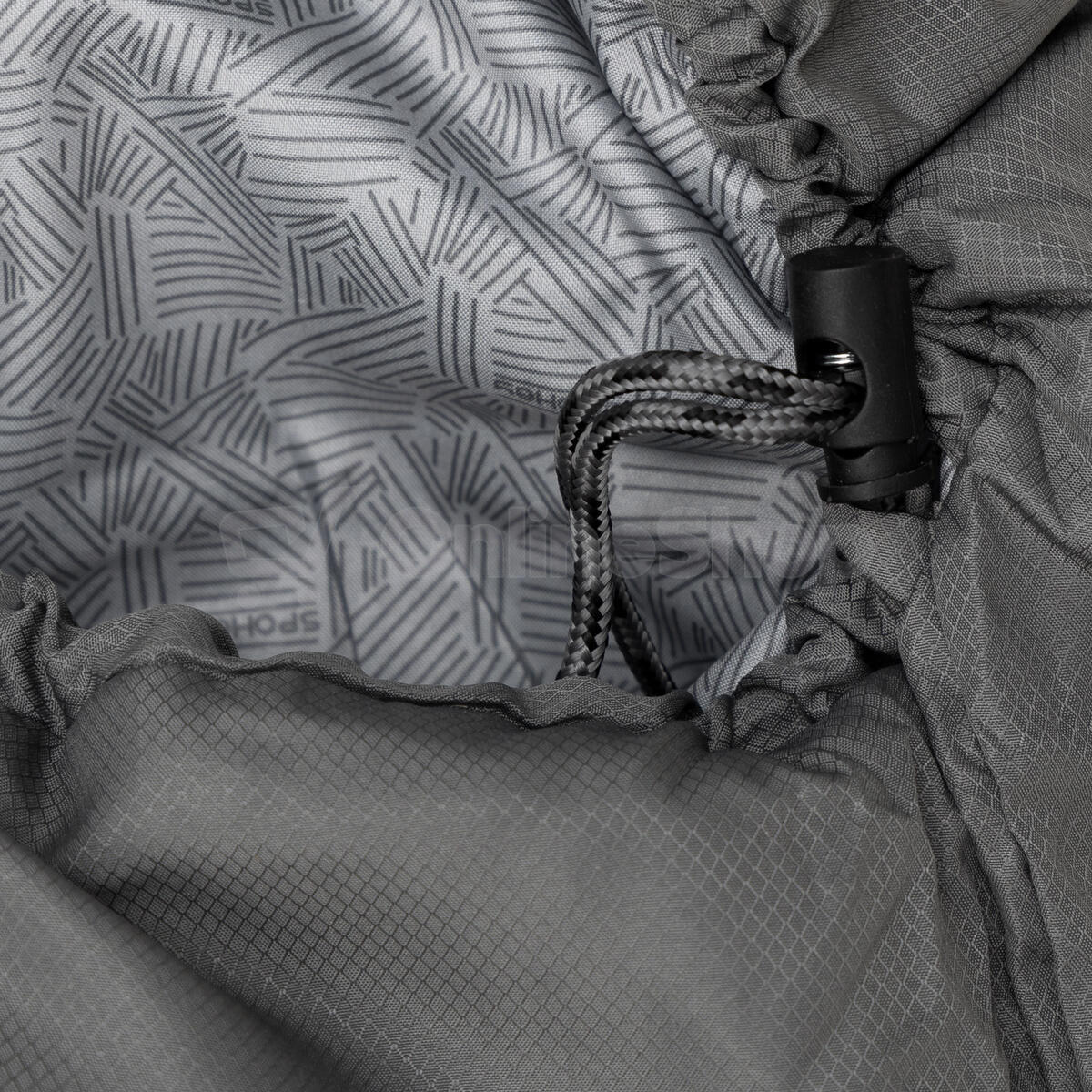 Spokey ULTRALIGHT 600 Spací pytel, 7°C, černo-šedý