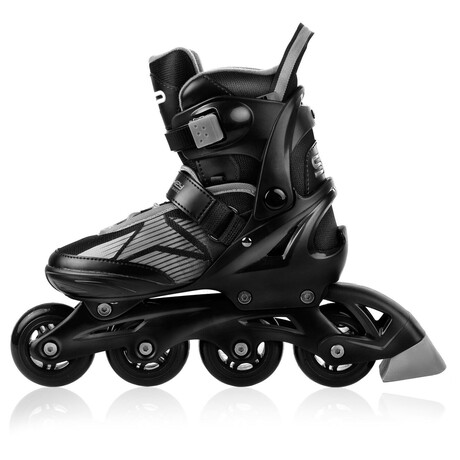 Spokey SPEED PRO Kolekov brusle, erno-ed, ABEC9 Carbon, vel. 33-36