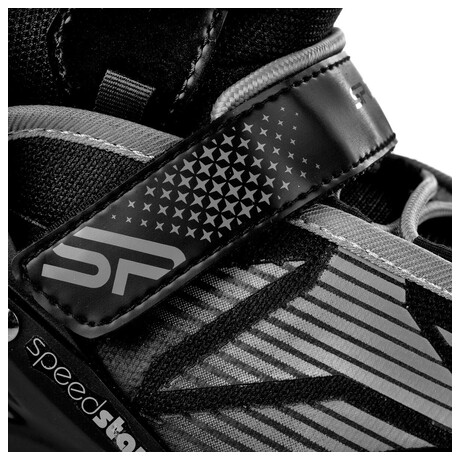 Spokey SPEED PRO Kolekov brusle, erno-ed, ABEC9 Carbon, vel. 33-36