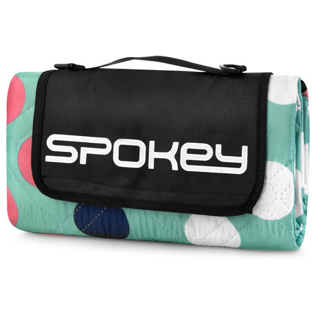 Spokey PICNIC DOTS Pikniková deka kulatá, průměr 140 cm