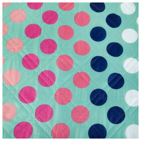 Spokey PICNIC DOTS Pikniková deka kulatá, průměr 140 cm