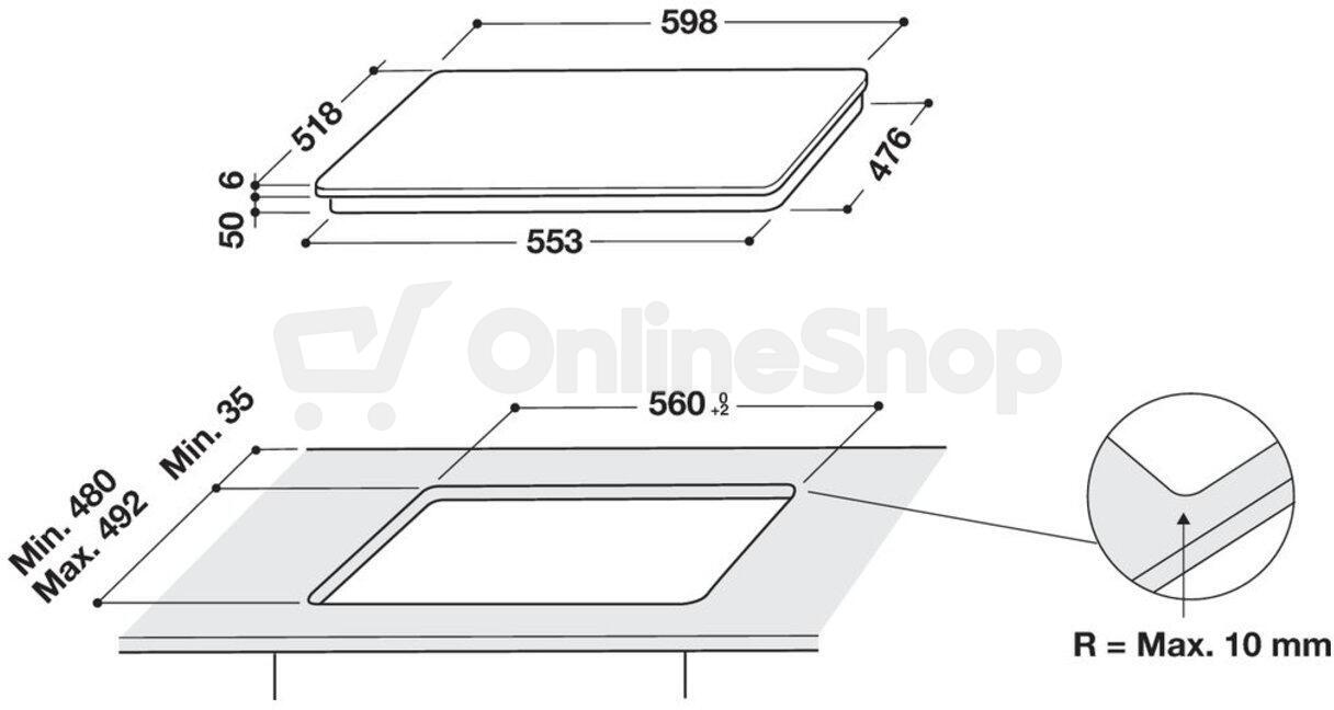Indukční deska Whirlpool WL S8560 AL