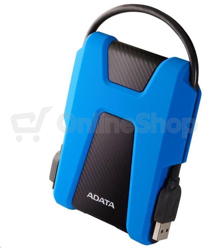 A-Data ADATA Externí HDD 1TB 2,5" USB 3.1 AHD680, modrý (gumový, nárazu odolný) (AHD680-1TU31-CBL)
