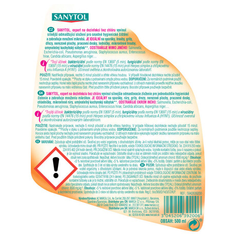 Sanytol čistič 500ml (foto 1)