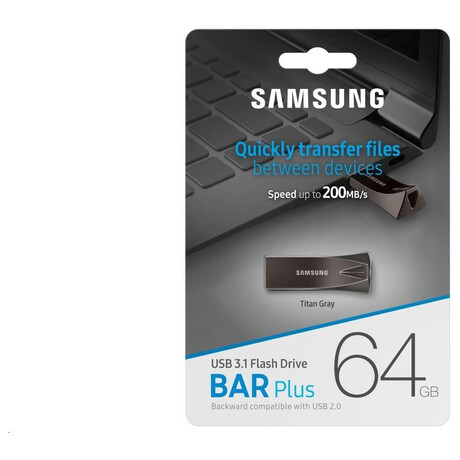 Samsung USB 3.2 Gen 1&nbsp;Flash Disk 64GB -&nbsp;titan grey (foto 6)