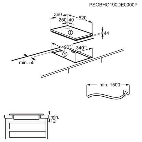 Indukn deska AEG IKE42640KB