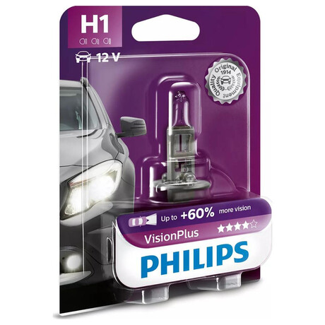 PHILIPS H1 VisionPlus 1 ks