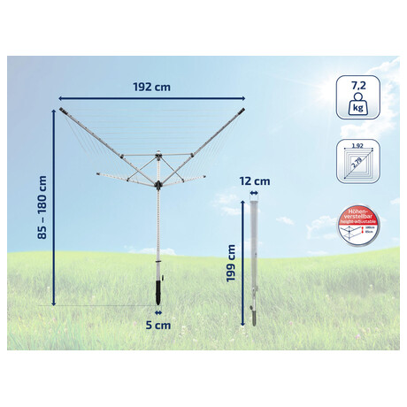 Venkovn suk LEIFHEIT LinoLift 600 Quick Start