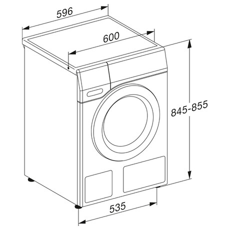 Miele WCA030 WCS Active +&nbsp;Sušička Miele TEC235WP (foto 8)