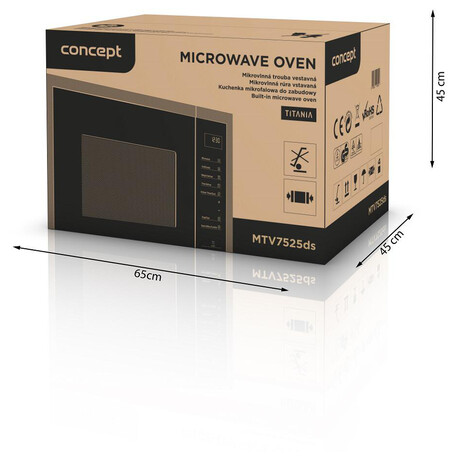 Mikrovlnn trouba Concept MTV7525ds TITANIA