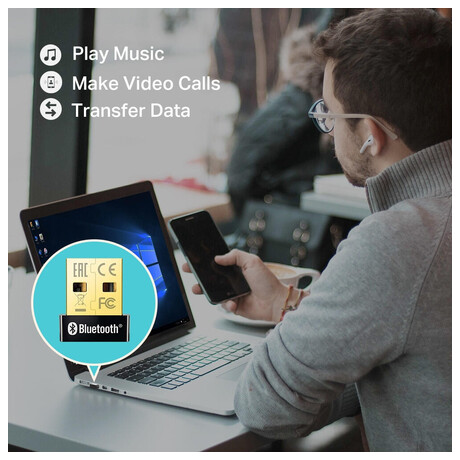 Bluetooth adaptér TP-Link UB400 4.0 nano