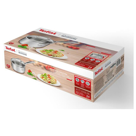 Kastrol s poklic Tefal G7194355 Duetto+, nerez