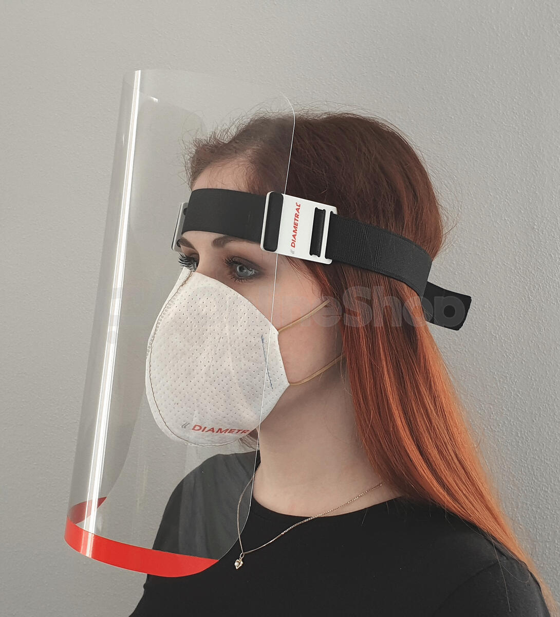 Ochranný obličejový štít Diametral 260 x 250 mm