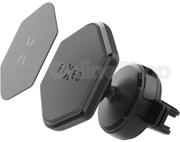 Magnetický držák FIXED Icon Air Vent do ventilace s kloubem, černý