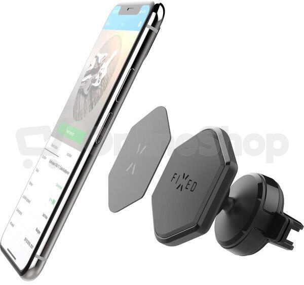Magnetický držák FIXED Icon Air Vent do ventilace s kloubem, černý