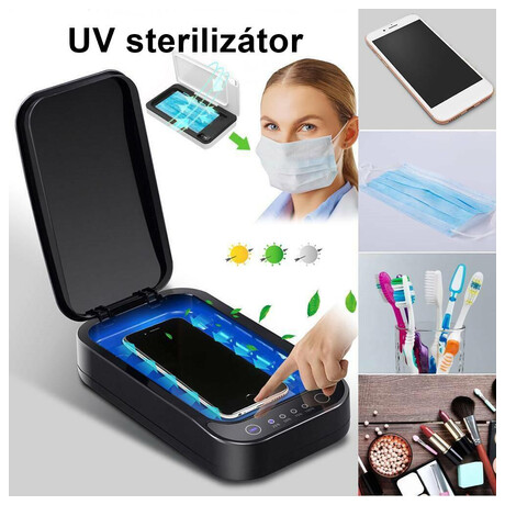 UV steriliztor Immax PT9896 pro telefony, drobn pedmty a textlie, bl