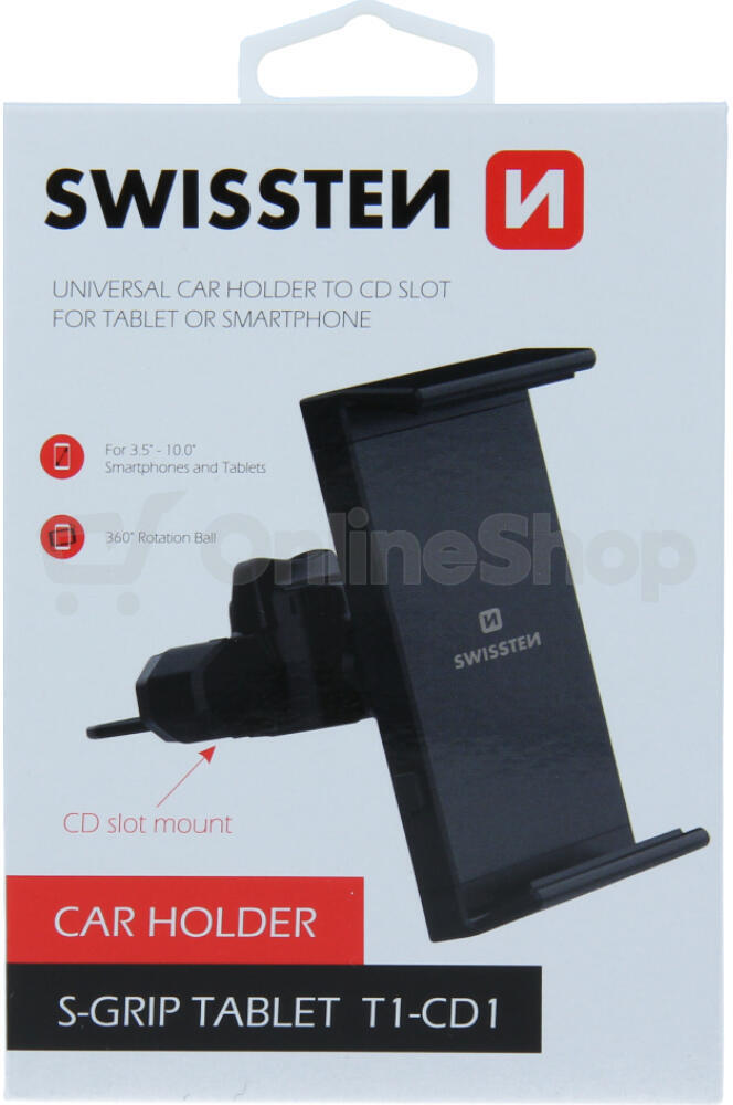 DRŽÁK DO AUTA NA TABLET SWISSTEN S-GRIP T1-CD1