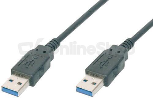 PremiumCord kabel USB 3.0 male - USB 3.0 A male 5Gbps 2 m černá